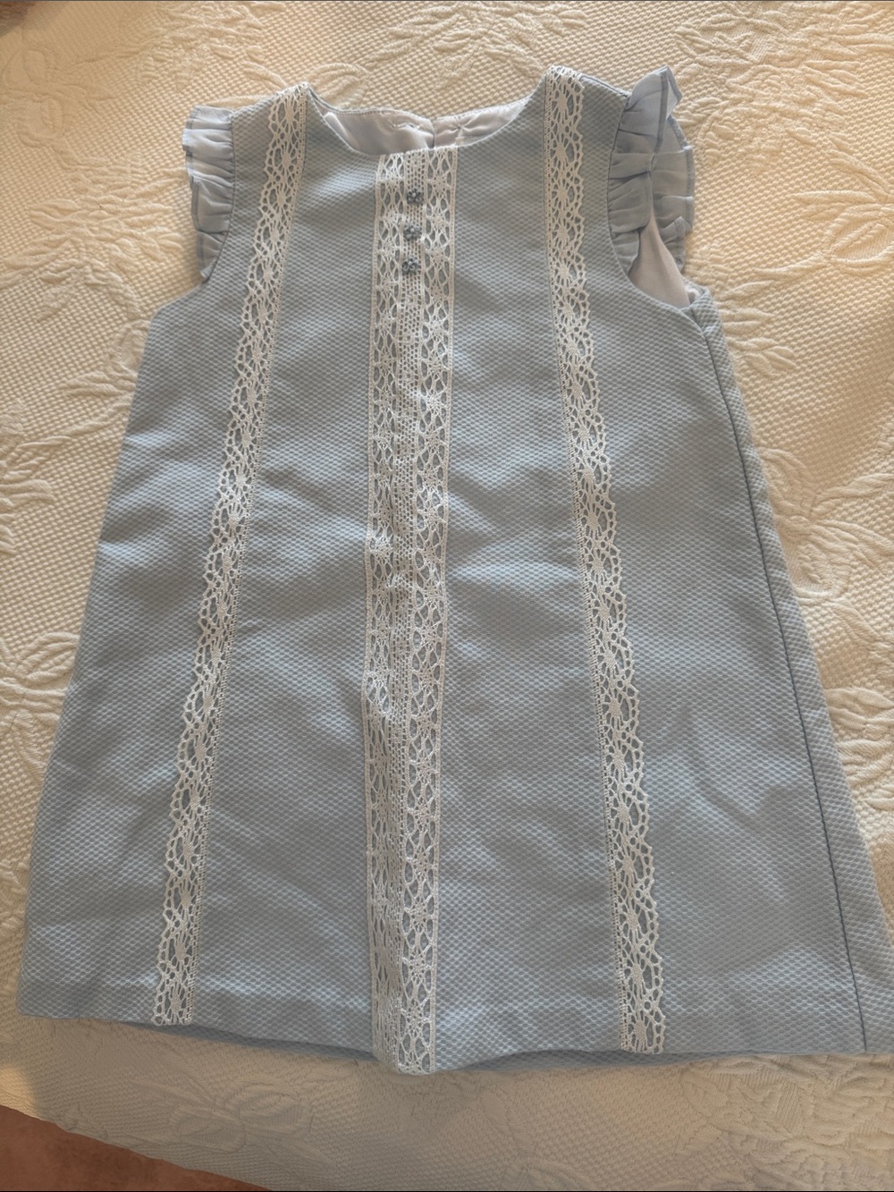 Size 3T pale blue cotton Luli and Me Dress
